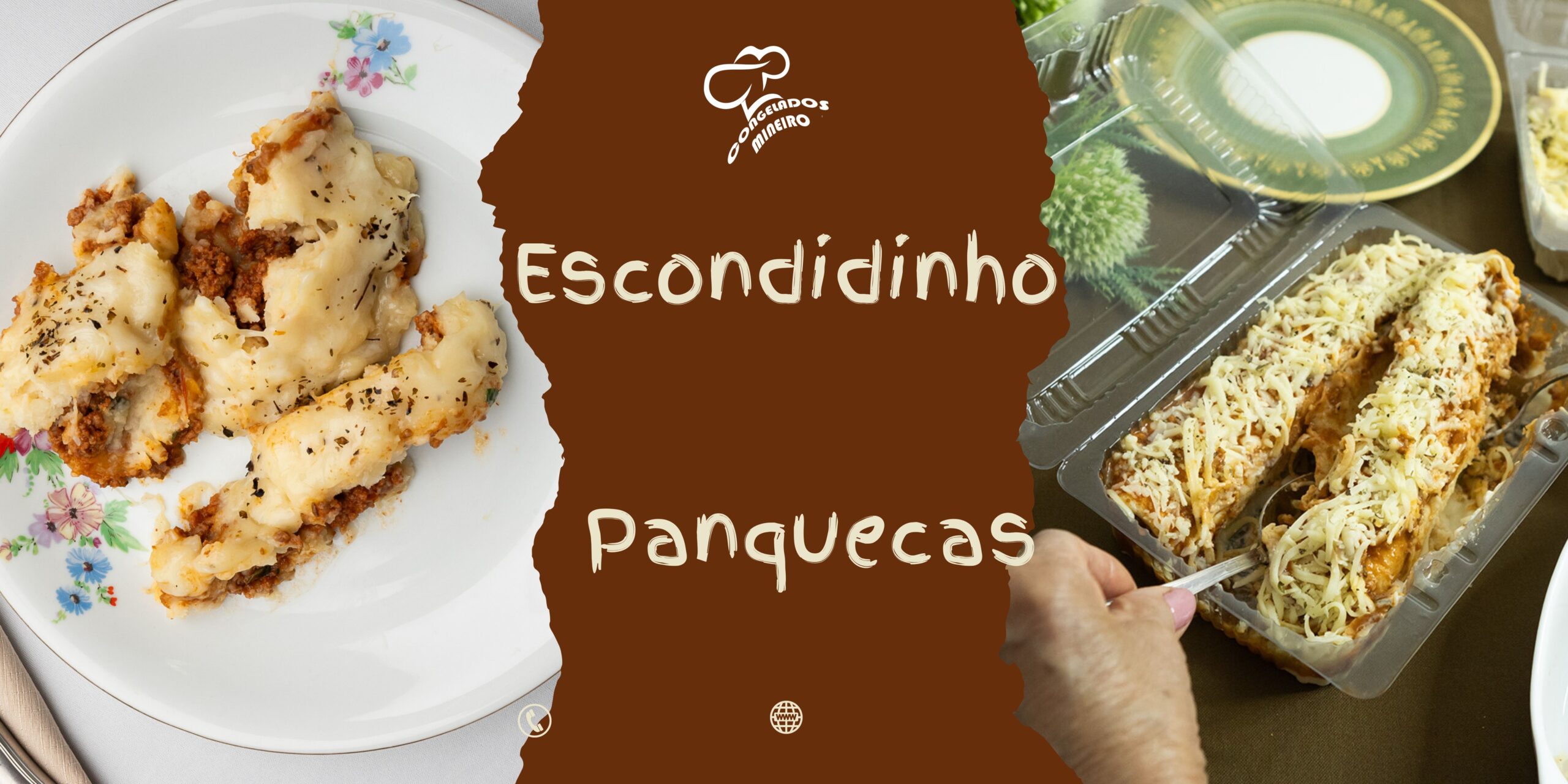 escondidinho panqueca congelados mineiro